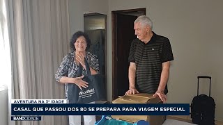 Casal que passou dos 80 anos se prepara para uma viagem especial [upl. by Jereld]