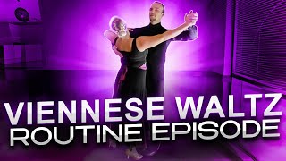 Viennese Waltz Basic and Advanced Routine  Ballroom Mastery TV [upl. by Cates]