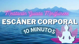 🧘‍♀️ Meditación Guiada Mindfulness Escáner Corporal Body Scan 10 minutos  MBSR [upl. by Nednerb630]