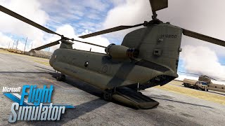 Miltech CH47 Chinook  First Look Review  MSFS [upl. by Nodal]