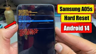 Samsung A05s Hard Reset  Pattern Unlock 2024 [upl. by Dusa563]