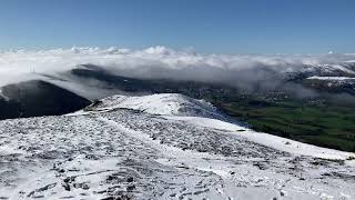 Caer Caradoc vista with inversion Church Stretton Shropshire [upl. by Rekoob]