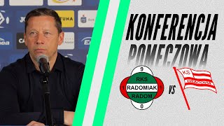 Konferencja prasowa po meczu Radomiak Radom  Cracovia 01 RADOMIAKTV [upl. by Sitnik]