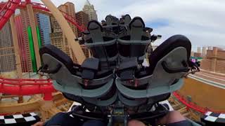 Roller Coaster in Las Vegas with Evan Everywhere and Digger NewYork New York Hotel Resort Strip [upl. by Htinnek]