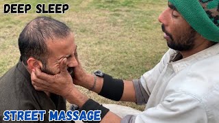 SAJJU MASTER  Amazing Technique Massage  Head amp Back Massage with cracks  massage [upl. by Luca716]