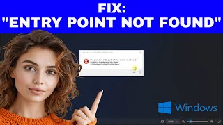 How to Fix quotENTRY POINT NOT FOUNDquot Error in Windows [upl. by Tildi]