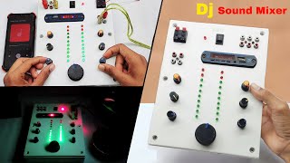 How to make Dj Mixer at home Homemade DJ Mixer  mini dj mixer [upl. by Drofniw83]