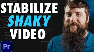 Warp Stabilizer EXPLAINED  Fix Shaky Video in Premiere Pro [upl. by Megan794]