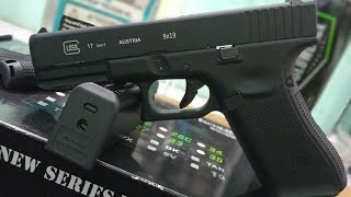 REVIEW WE G17 GEN5 SLIDE METAL TYPE GREENGAS GRAFIR RESMI airsoftgunindonesia airsoftgun [upl. by Eidnew]