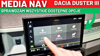 DACIA DUSTER III  SYSTEM MEDIA NAV Geneva Motor Show 2024 [upl. by Creamer]