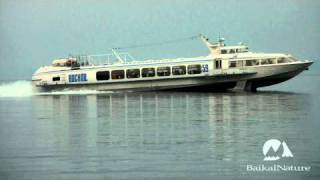 Voskhod boat 2nd type of hydrofoil on Lake Baikal [upl. by Oap]