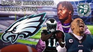 Eagles vs Cowboys Breakdown I Eagles Midseason Awards Grades amp Report Cardss [upl. by Xenos268]