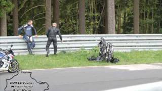 ghost rider crash at quotnordschleifequot [upl. by Divadnahtanoj]