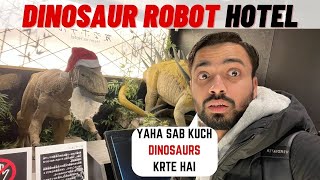 DINOSAUR ROBOT HOTEL in Tokyo JAPAN [upl. by Nosilla308]