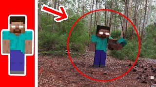 Personajes de MINECRAFT en la Vida Real [upl. by Kappenne]