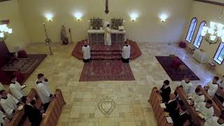 Low Mass with Two servers Traditional Latin Mass at St Thomas Aquinas Seminary [upl. by Desai186]