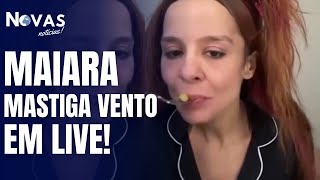 Maiara desabafa sobre emagrecimento e viraliza com momento inusitado em live [upl. by Suirtimid186]