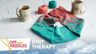 💆 Knit THERAPY KAL CheckIn amp FeelGood Projects  Off Our Needles Knitting Podcast [upl. by Stoffel]