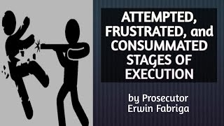 Attempted Frustrated and Consummated Stages of Execution Article 6 of the Revised Penal Code [upl. by Atteuqahc228]