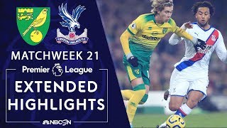 Norwich v Crystal Palace  PREMIER LEAGUE HIGHLIGHTS  1120  NBC Sports [upl. by Kcorb792]