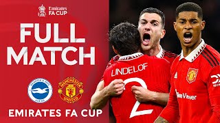 FULL MATCH  Brighton v Manchester United  SemiFinal  Emirates FA Cup 202223 [upl. by Conrade]