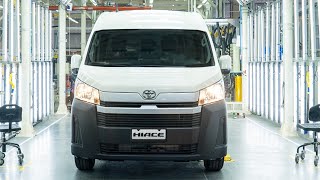 Toyota Hiace se inició la producción en la planta de Zárate [upl. by Htezzil74]