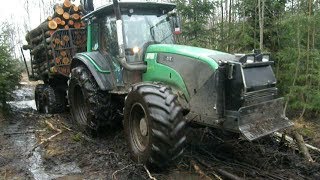 Valtra T131h forestry tractor [upl. by Kirkwood]