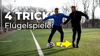 Die Top 4 Tricks für Flügelspieler⚽🪽 feat camillhauser [upl. by Atinwahs]