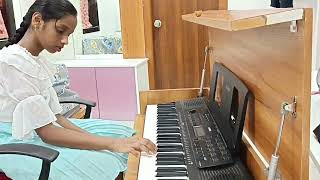 Anuvanuvu Om Bheem Bush Song playing in Piano by Sahasra [upl. by Badr]