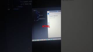 HTML Project  VS code [upl. by Aoniak118]