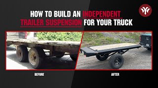 How to Build an Independent Trailer Suspension for Your Truck  YesWelder [upl. by Orel]