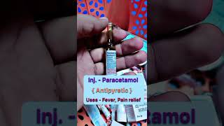 Injection Paracetamol uses  Paracetamol use injection paracetamol nursing doctor hospital [upl. by Vins423]