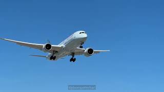 Air Canada’s Boeing 7879 Dreamliner Plane from Tokyo lands at Toronto Pearson Airport ACA 2 [upl. by Ecnaled]