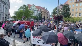 CSD Bautzen Demonstration und Gegendemonstration Freie Sachsen 100824 [upl. by Hopfinger]