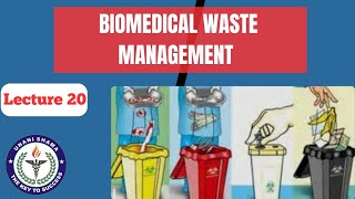 PSM Lecture20  Biomedical waste management  Socioeconomic scale [upl. by Briggs]