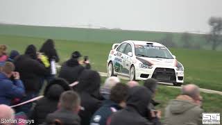 Rally van Hannuit 2024 Vandevelde  Simons Mitsubishi Lancer Evo X [upl. by Hamlin]