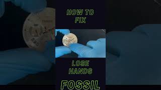 Watch Repair Secrets Lose Hands on a Fossil Watch [upl. by Ayekim]