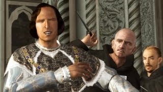 Pazzi Conspiracy Ezio and Templars Plot to Kill Lorenzo Medici Assassins Creed 2  Story Movie [upl. by Denie]