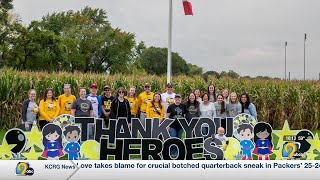 Dyersville family holds Heathcare Heros Appreciation and Pediatric Cancer Awareness Day [upl. by Gainor94]