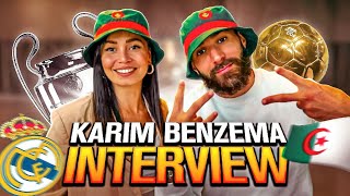 KARIM BENZEMA REPOND À MES QUESTIONS jai un cadeau pour lui 🎁 [upl. by Iadam]