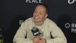 Rose Namajunas believes she can leap frog Manon Fiorot and claim title shot with win at UFC Edmonton [upl. by Willmert258]