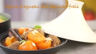 Recette de tajine dagneau aux abricots frais [upl. by Nnylassej]