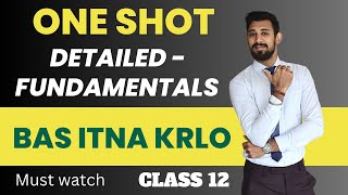 ONE SHOT  Detailed  Fundamentals  Partnership  Class 12 [upl. by Duff]