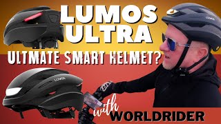 Lumos Ultra Smart Helmet Is it any good Where does it fail The WorldRider Review [upl. by Aleahpar]