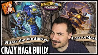 MY BEST NAGA SETUP YET  Hearthstone Battlegrounds [upl. by Aicillyhp]