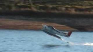 Tigerfish retractablefloat seaplane model test [upl. by Sibell]