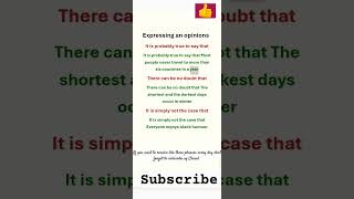 Expressing an opinions spokenenglish advancedenglishphrases shortvideo englishgrammar [upl. by Kinata]