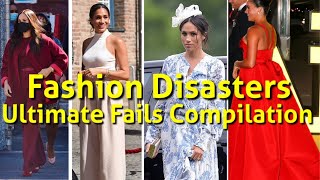 Meghan Markles Worst Fashion Disasters [upl. by Gilroy]