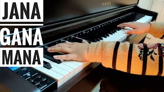 Jana Gana Mana  Indian National Anthem Piano Cover [upl. by Tunnell]