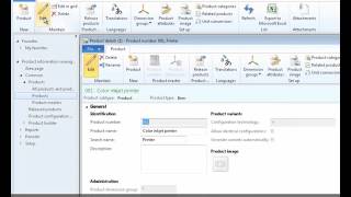 Microsoft Dynamics AX How To Create and Release Products [upl. by Akimal]